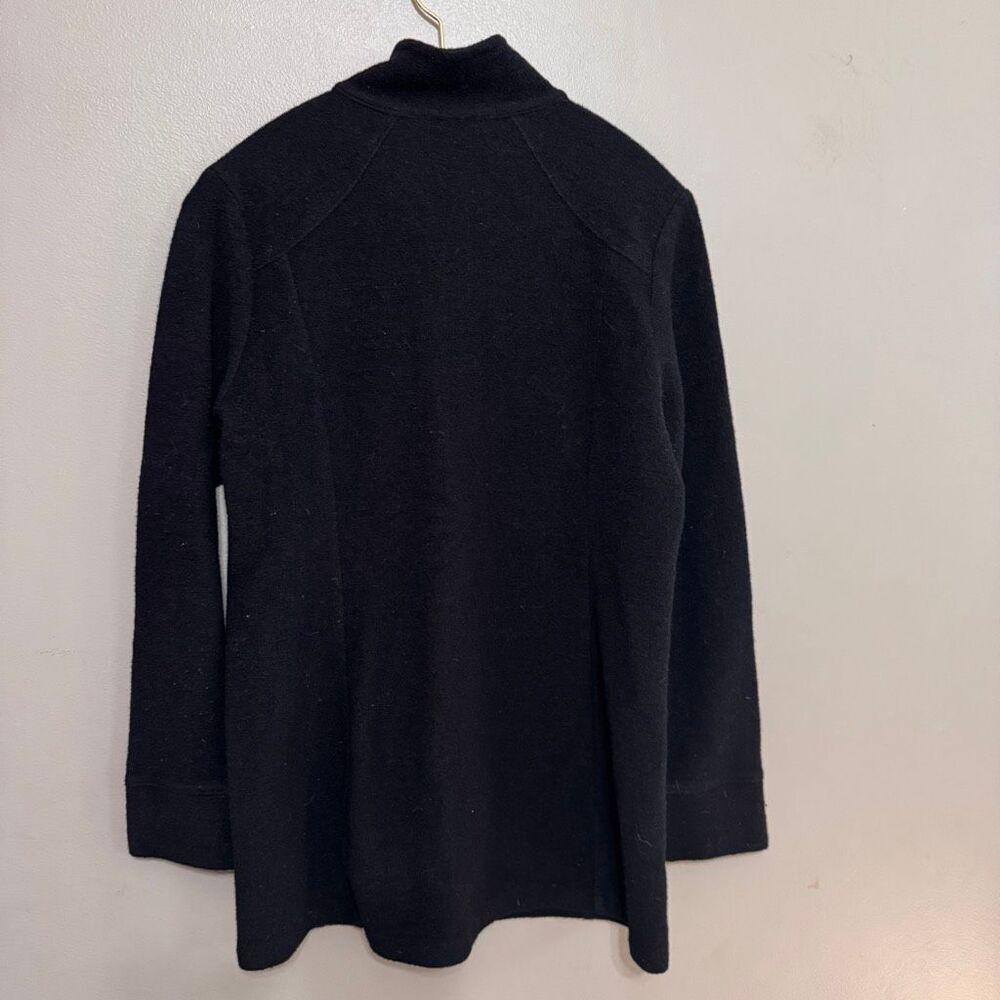 Ibex Backbay Merino Wool Jacket women’s size large in black - Picture 3 of 7